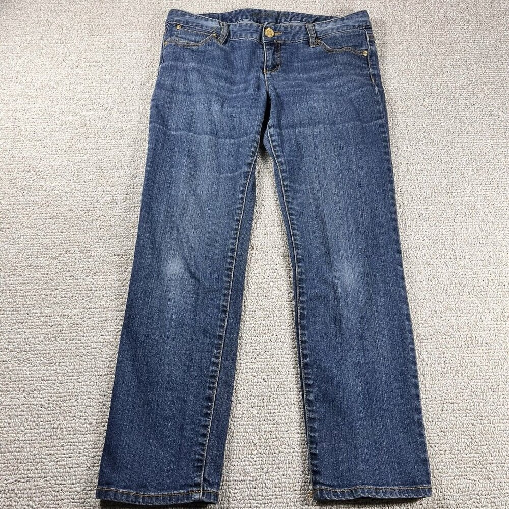 Michael Kors Blue Skinny Straight Leg Jeans Women’s 10 Petite preowned